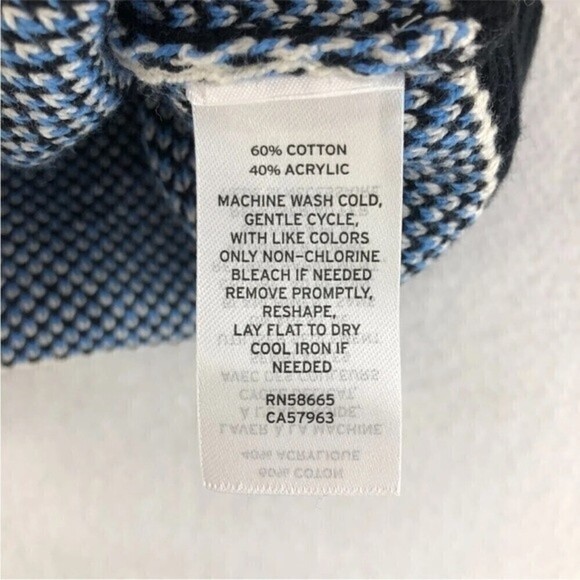 Nwt TREASURE & BOND kids' v-neck crop sweater in ivory dove pop leopard size XL - Picture 10 of 10